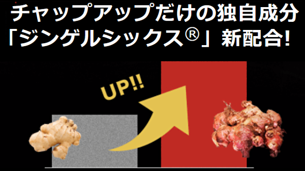 チャップアップのジンゲルシックス効果