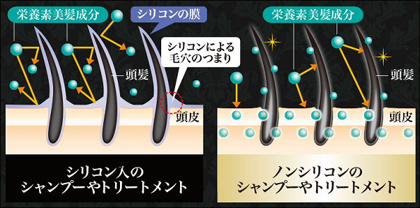 イクオスブラックシャンプーはノンシリコン