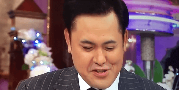 有田哲平のM字ハゲ