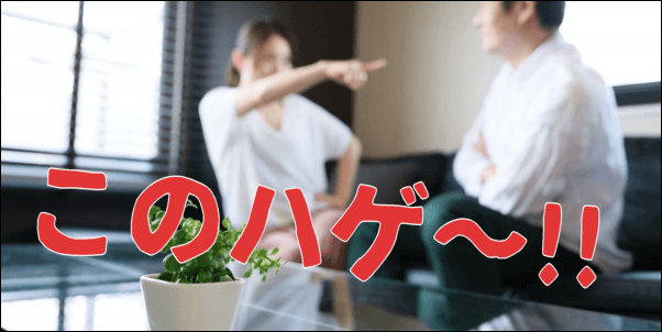 ハゲが原因で離婚？